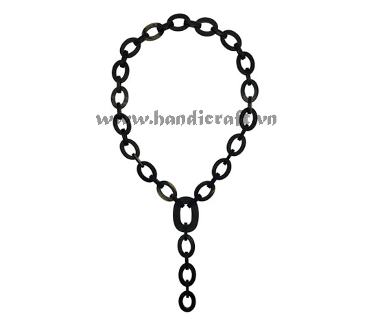 Natural horn necklace
