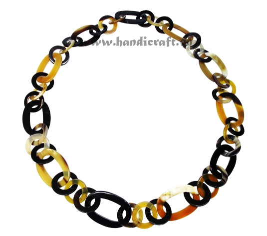 Natural horn necklace