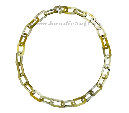 Natural horn necklace