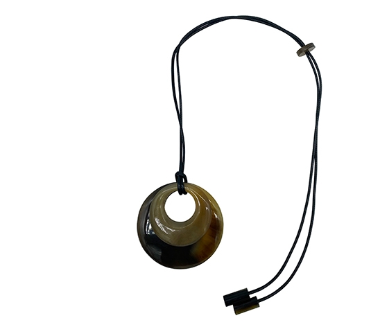 Buffalo horn pendant