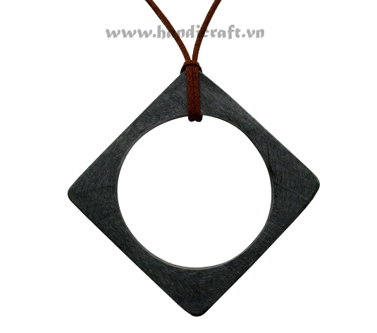 Matte horn pendant