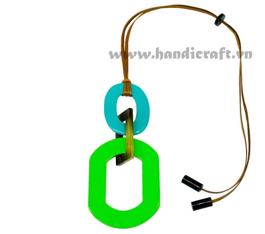 Horn & Lacquer Pendant