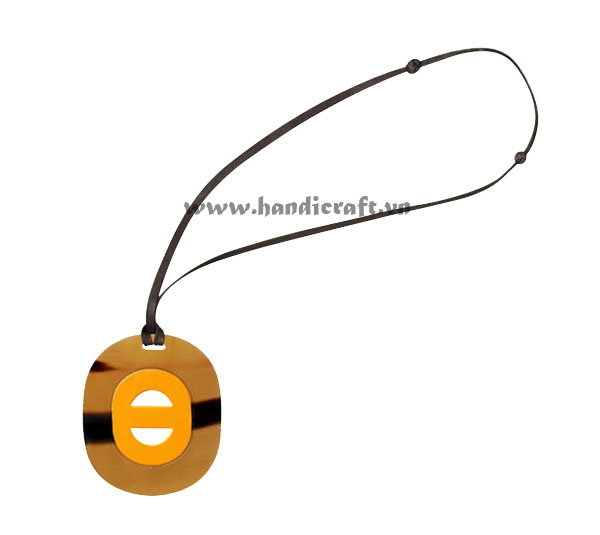 Horn & Lacquer Pendant