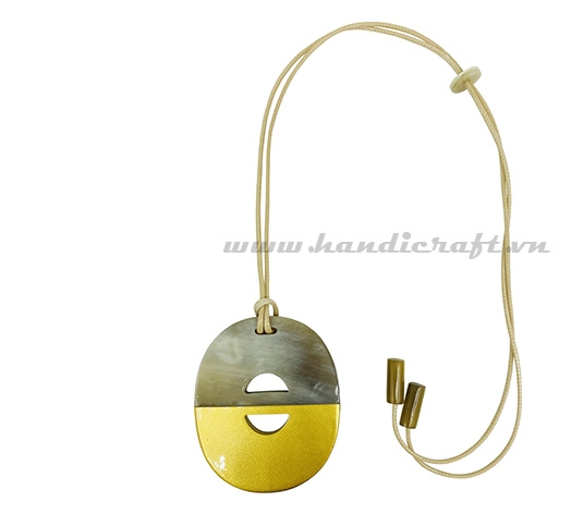 Horn & Lacquer Pendant