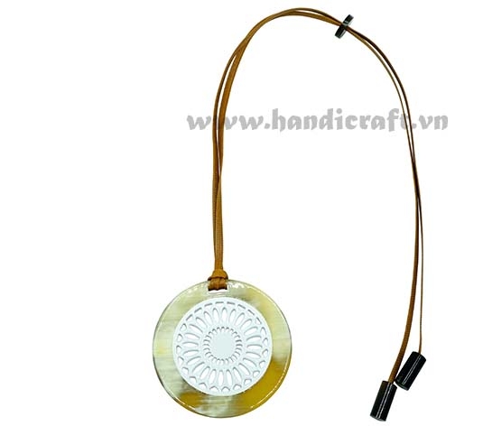 Horn & Lacquer Pendant