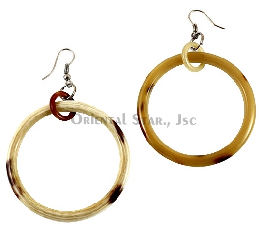 Horn earrings