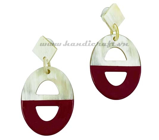 Horn & Lacquer earrings