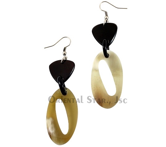 Horn earrings