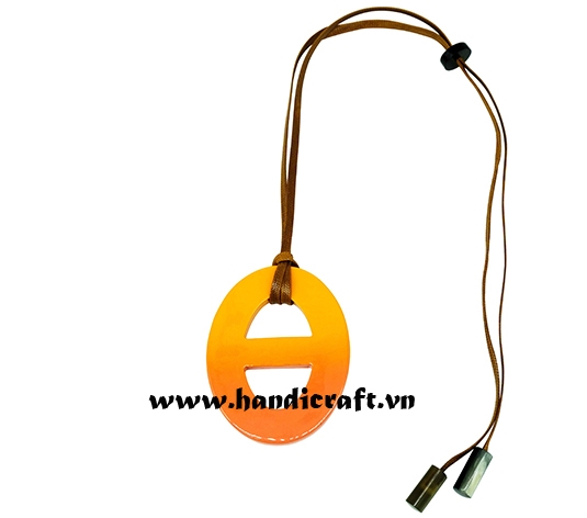 Horn & Lacquer Pendant