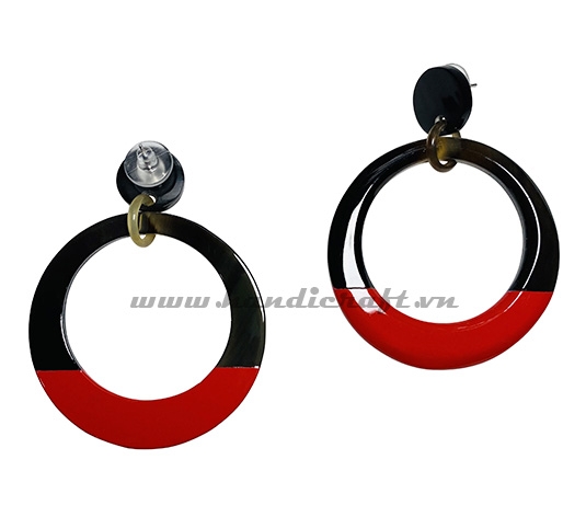 Horn & Lacquer earrings