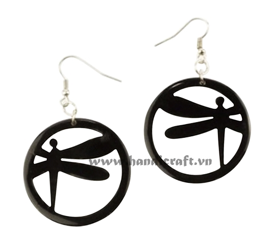 Horn & Lacquer earrings