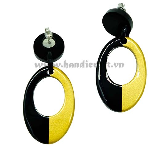 Horn & Lacquer earrings