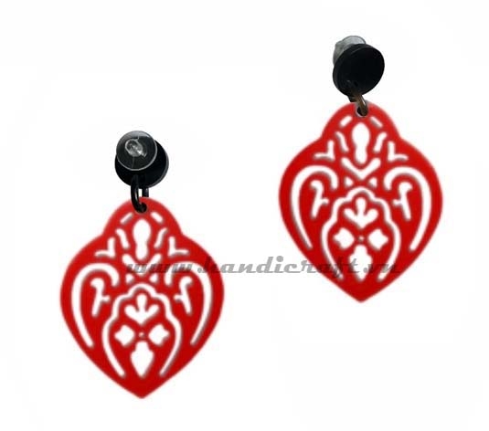 Horn & Lacquer earrings