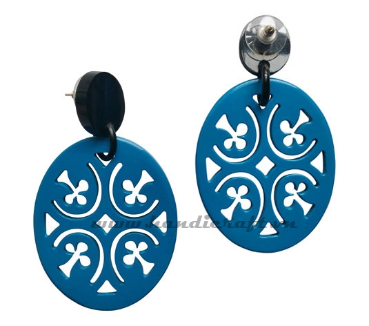 Horn & Lacquer earrings