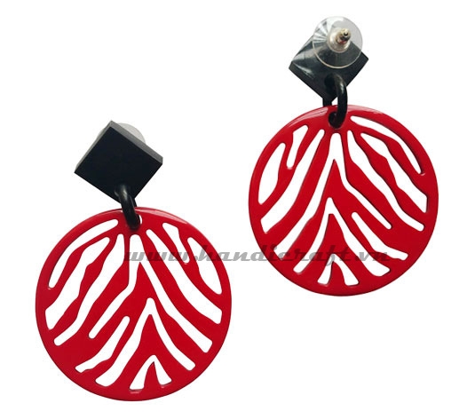Horn & Lacquer earrings