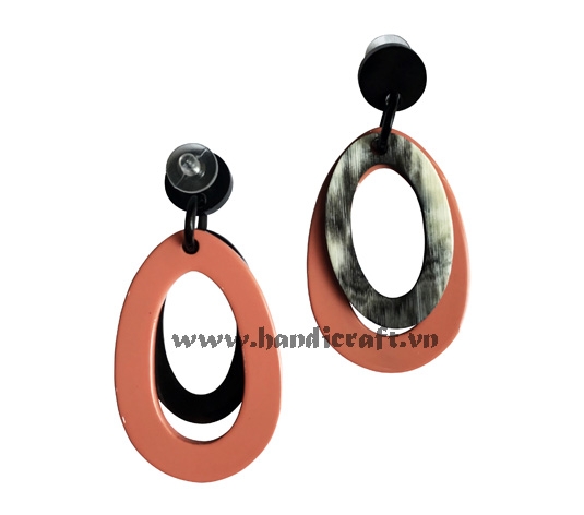 Horn & Lacquer earrings