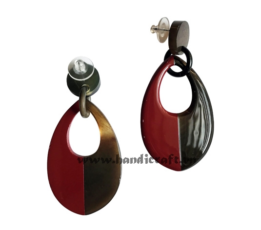 Horn & Lacquer earrings