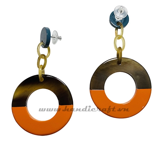 Horn & Lacquer earrings