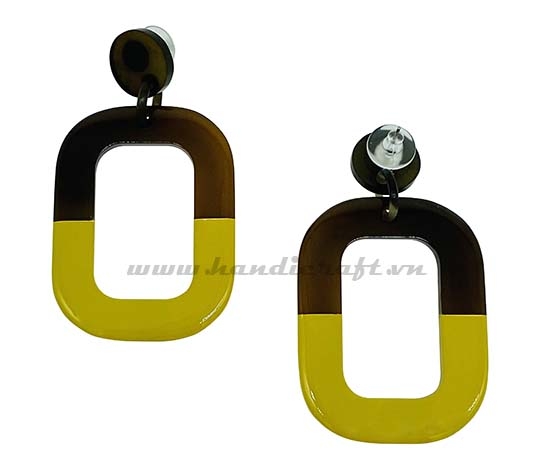 Horn & Lacquer earrings