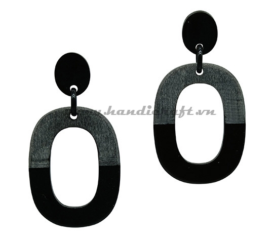 Horn & Lacquer Earrings