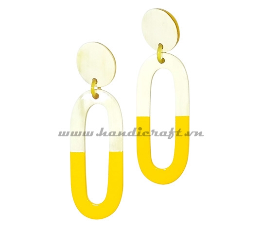 Horn & Lacquer Earrings