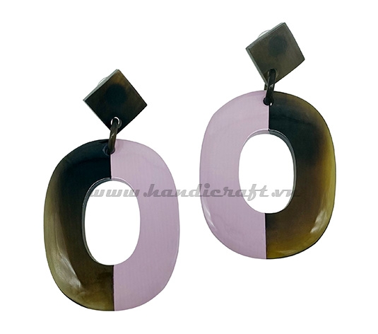 Horn & Lacquer Earrings