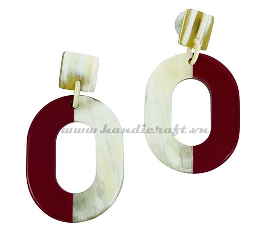 Horn & Lacquer Earrings