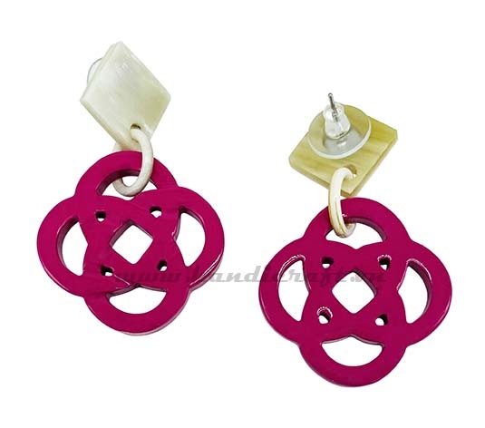 Horn & Lacquer Earrings