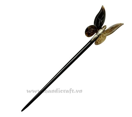 Horn hair pin