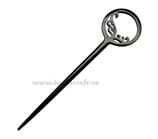 Horn hair pin