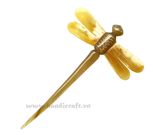 Horn hair pin