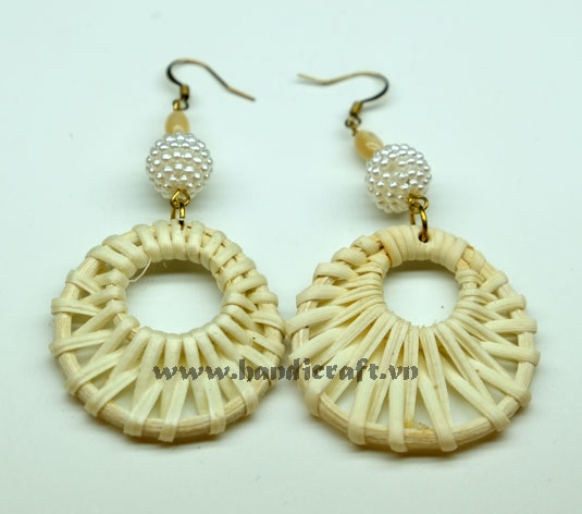 Rattan Earrings