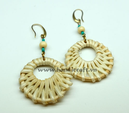 Rattan Earrings