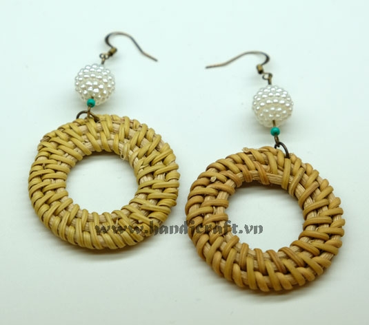 Rattan Earrings