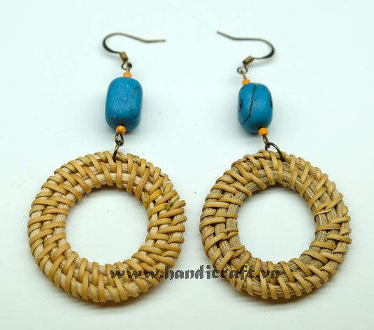 Rattan Earrings