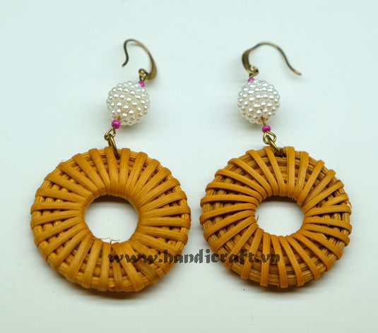 Rattan Earrings