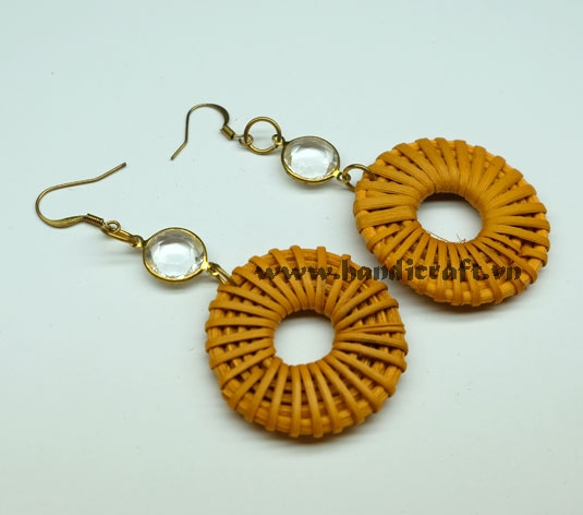 Rattan Earrings