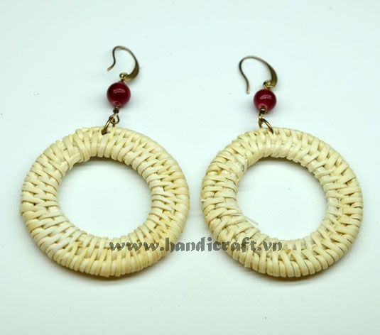 Rattan Earrings