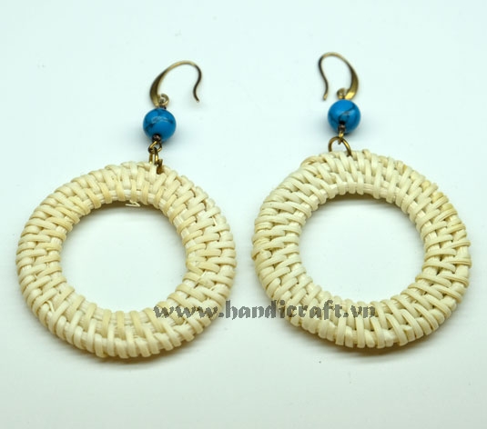 Rattan Earrings