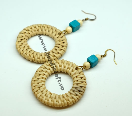 Rattan Earrings