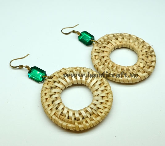 Rattan Earrings