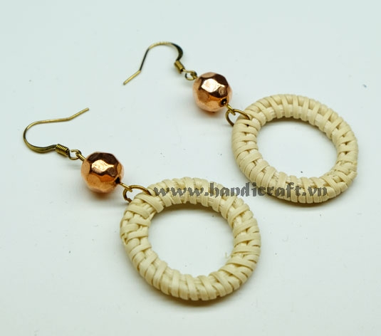 Natural Rattan Earrings