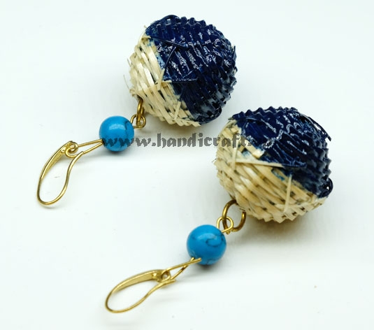 Natural Rattan Earrings