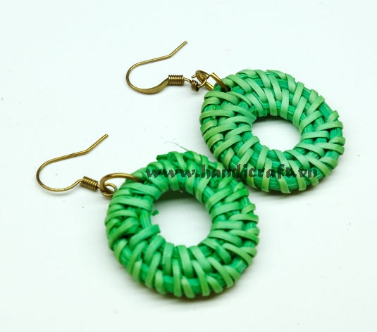 Natural Rattan Earrings