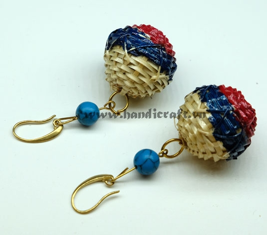 Natural Rattan Earrings