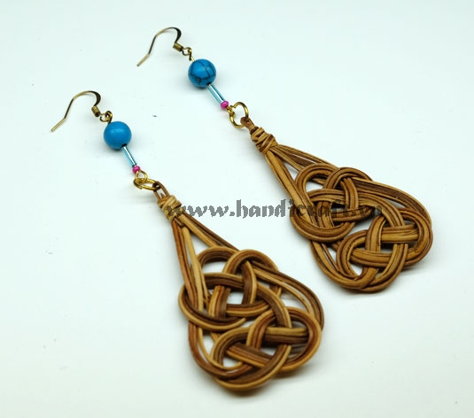 Rattan Earrings