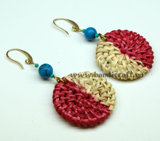 Rattan Earrings