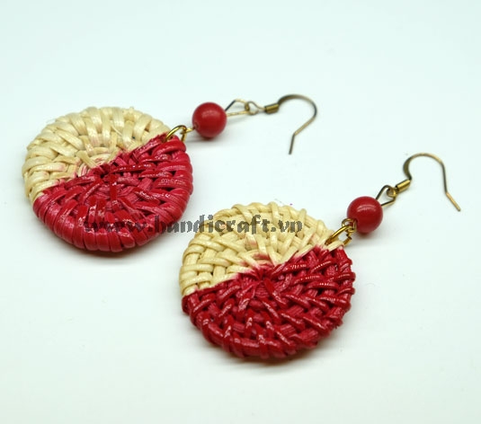 Rattan Earrings