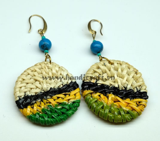 Rattan Earrings