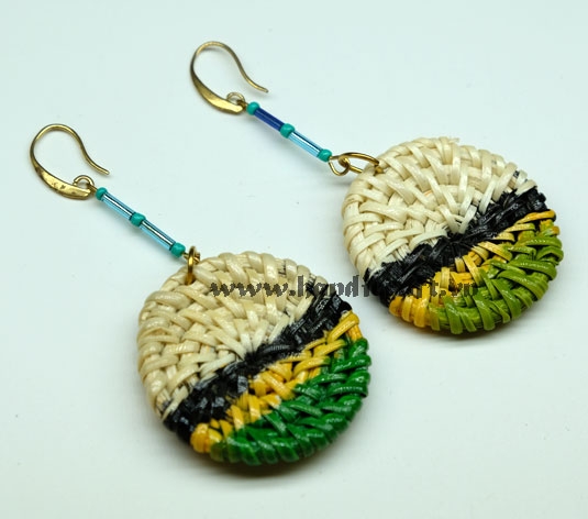 Rattan Earrings